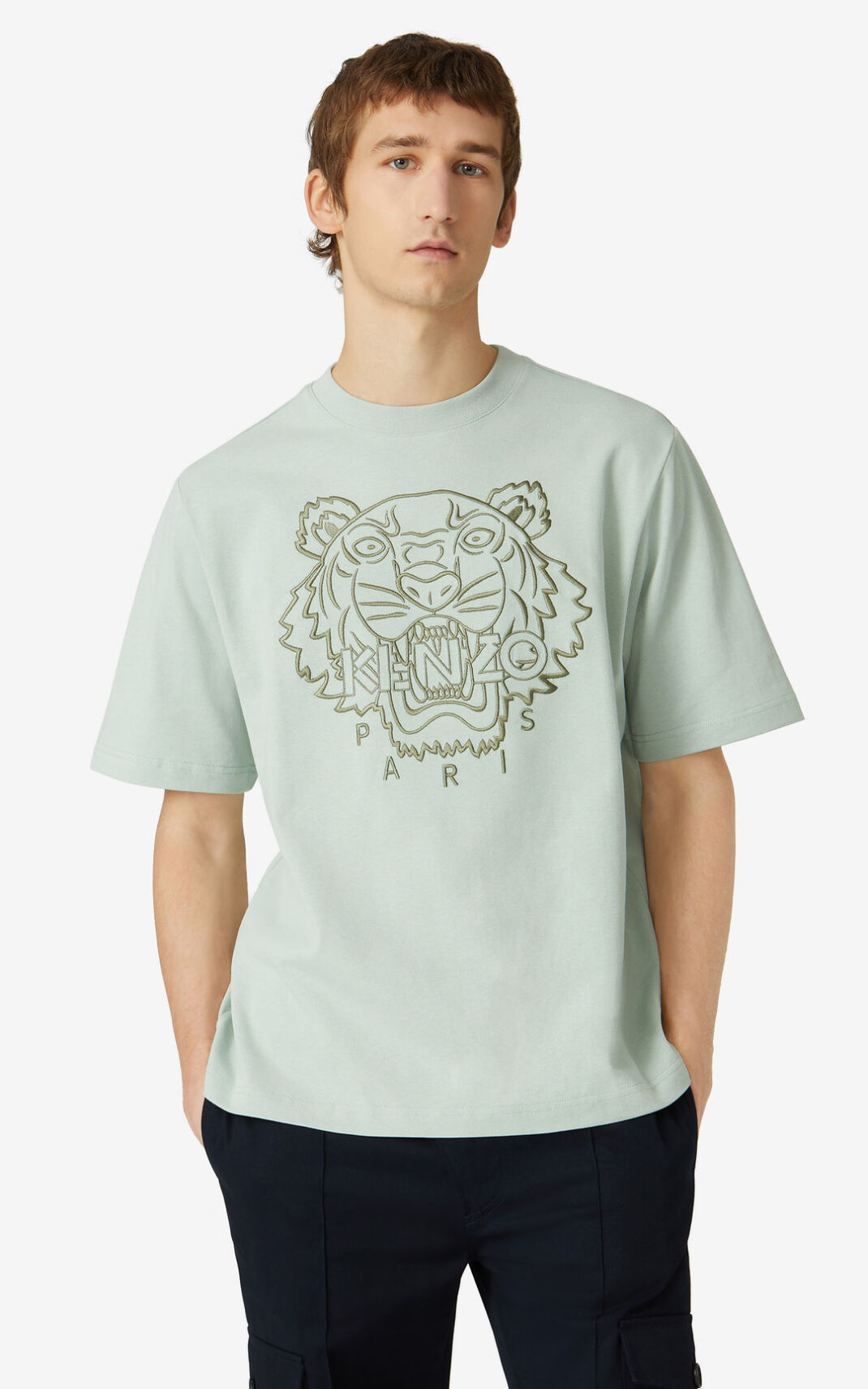 Kenzo Tiger loose fitting T Shirt Herr | 84315-ZPCD